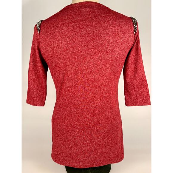 Angels & Diamonds Y2K Dual Cross Top Gothic Grunge Shirt Affliction Style SMALL - Picture 5 of 6
